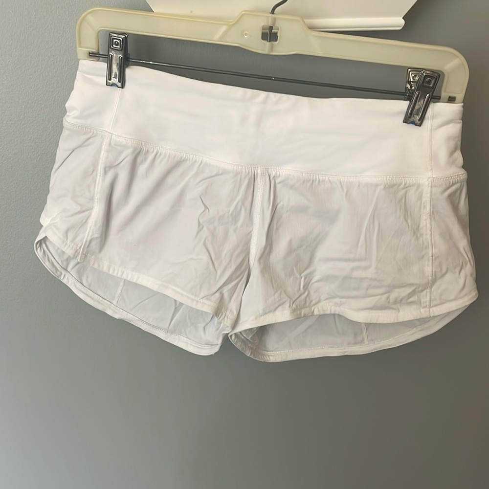 Lululemon white shorts